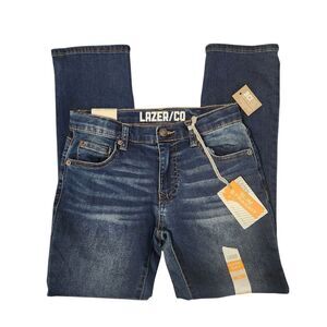 Lazer Co Boys Denim Jeans Super Soft Slim Straight Size 10 New